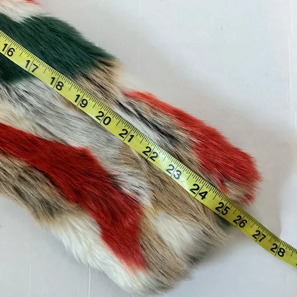 Hot & Delicious Colorful Faux Fur Jacket large - Picture 16 of 16